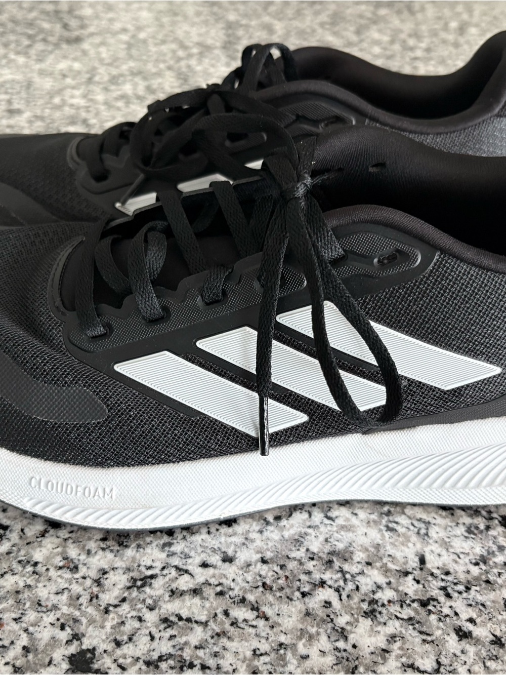 Adidas Women’s Size 10 Cloudfoam Ortholite Black/White Sneakers